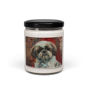 Shih Tzu Soy Candle – Artistic Dog Lover Gift, Cozy Decor Piece