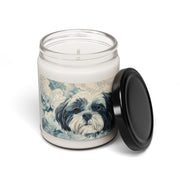 Shih Tzu Dog Candle - Vintage Art Soy Candle for Pet Lovers