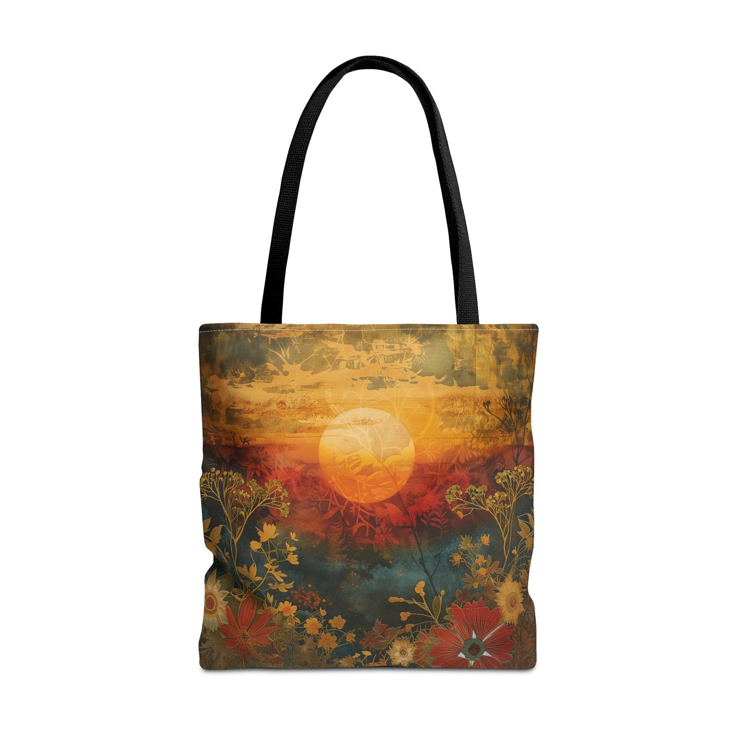 Sunlit Meadow Canvas Tote Bag – Eco-Friendly Gift for Nature Enthusiasts