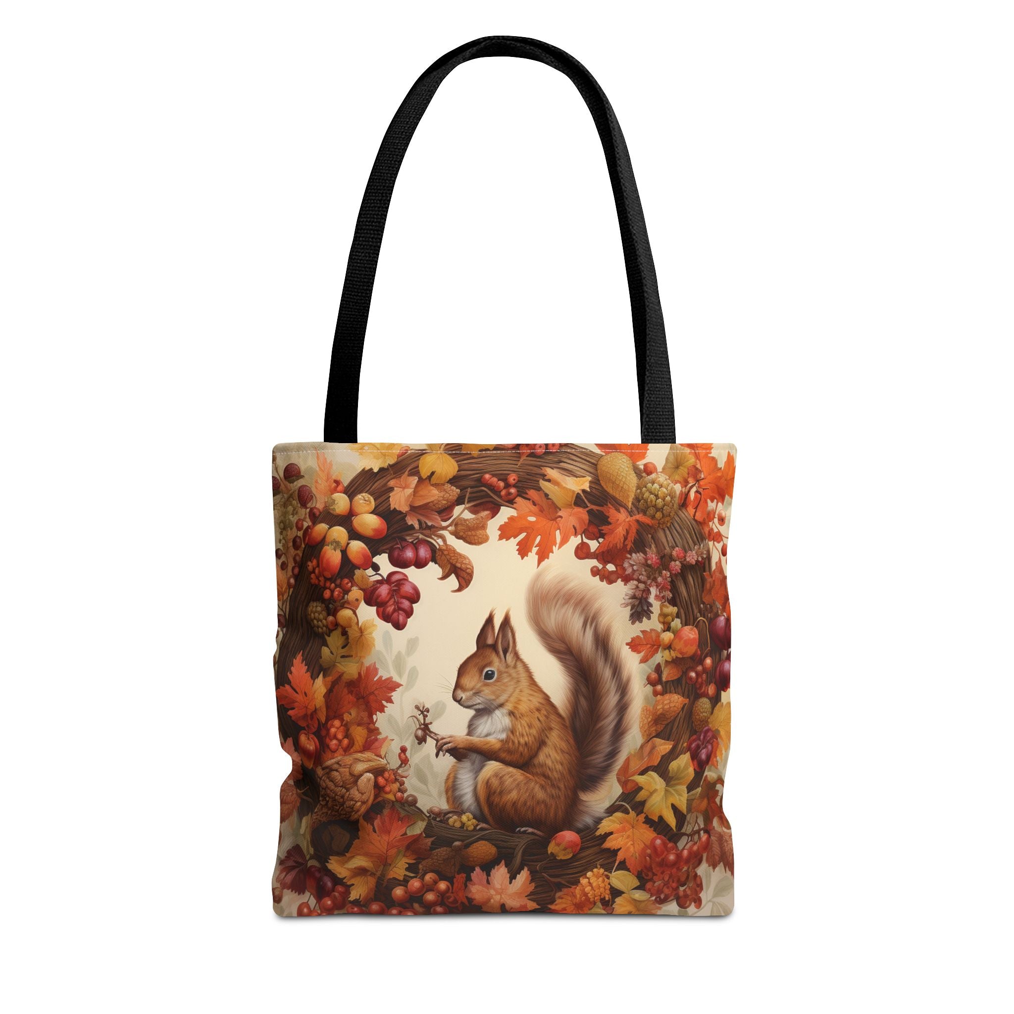 Autumn Harvest Squirrel Tote Bag - Eco-Friendly Canvas Gift - Darwin & Rose