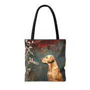 Labrador Meadow Blossoms Tote Bag – Stylish & Eco-Friendly Dog Lover Gift