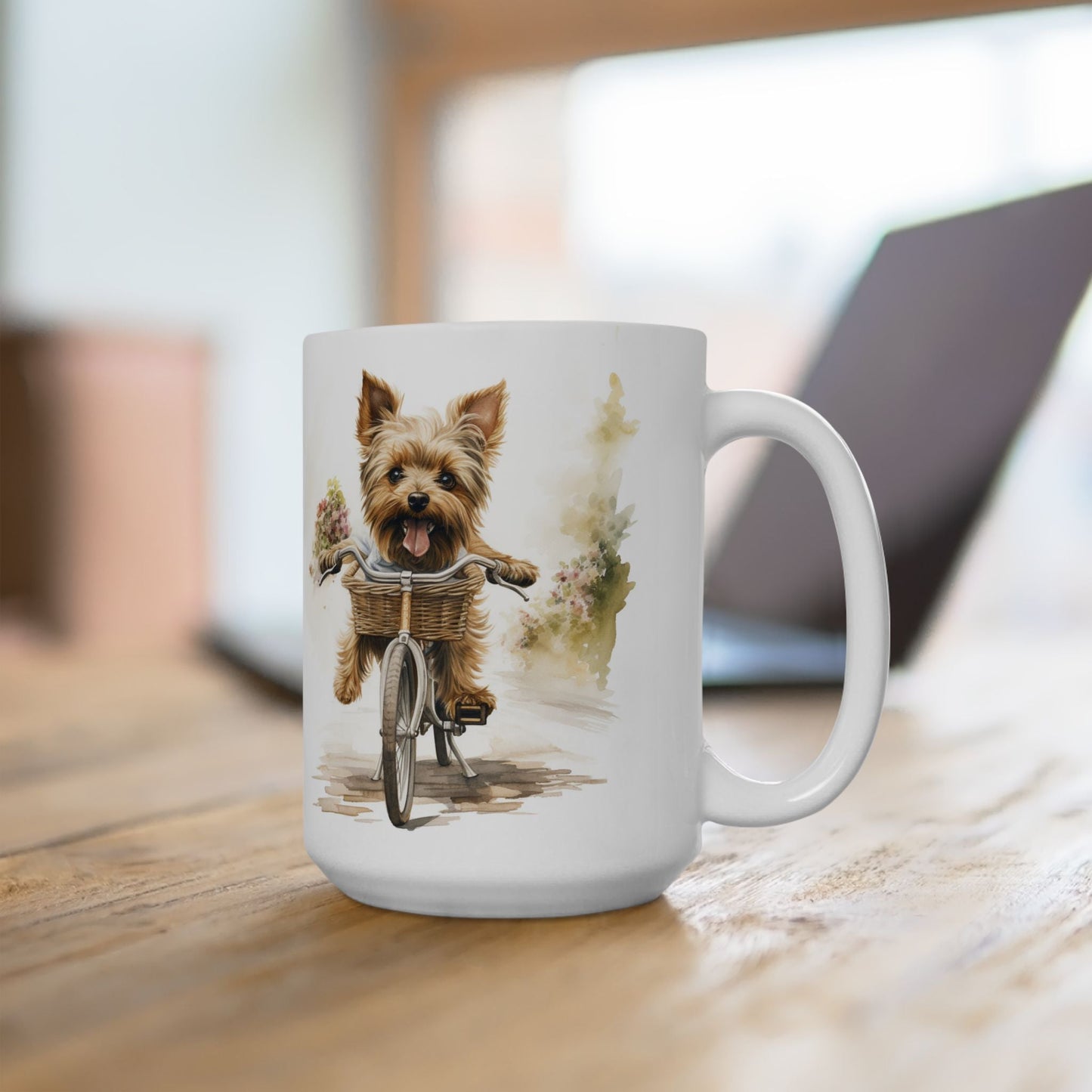 Yorkie Adventures Mug – Charming Yorkshire Terrier Coffee Cup