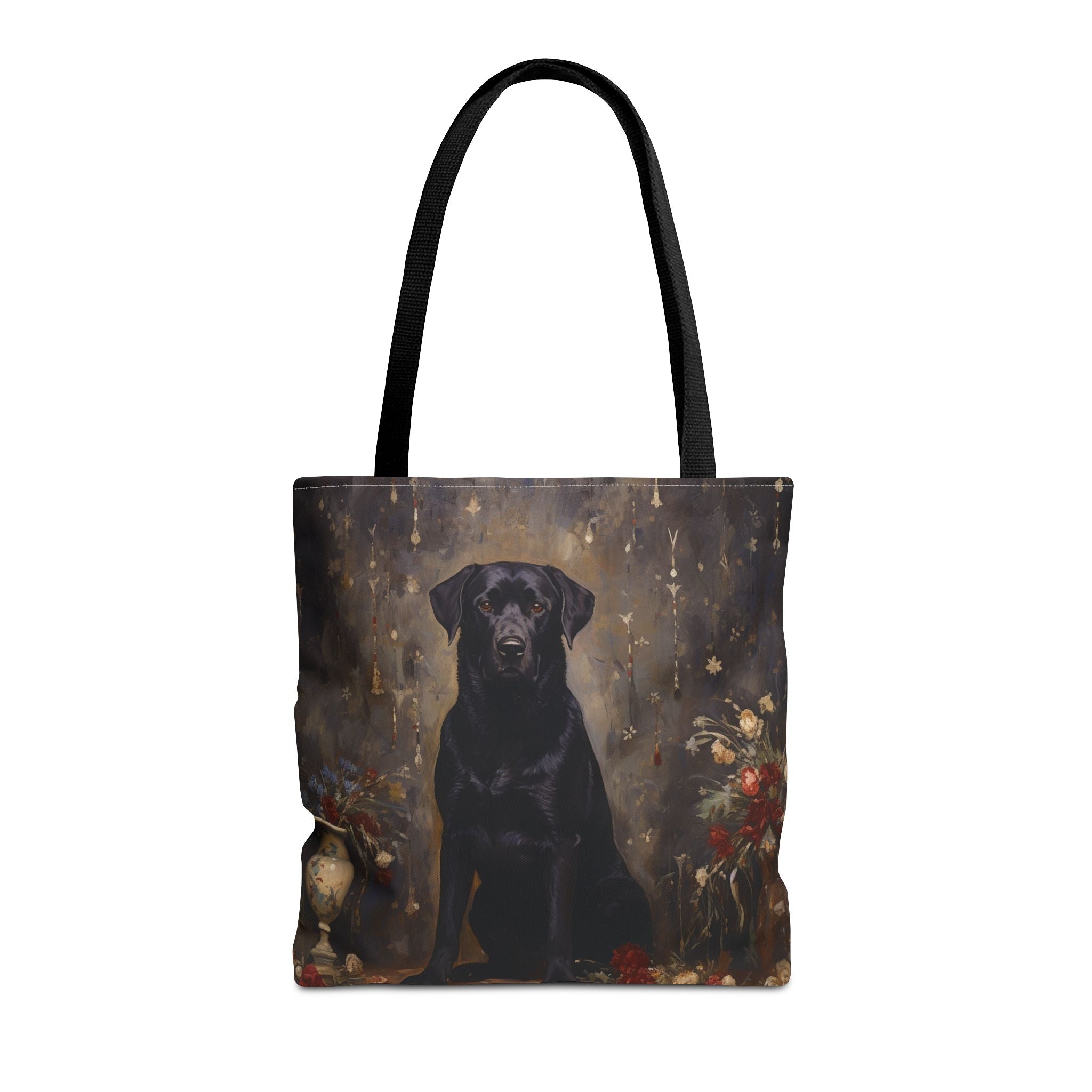 Black Labrador Elegance Tote Bag, Classic Dog Lover Gift