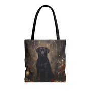 Black Labrador Elegance Tote Bag, Classic Dog Lover Gift