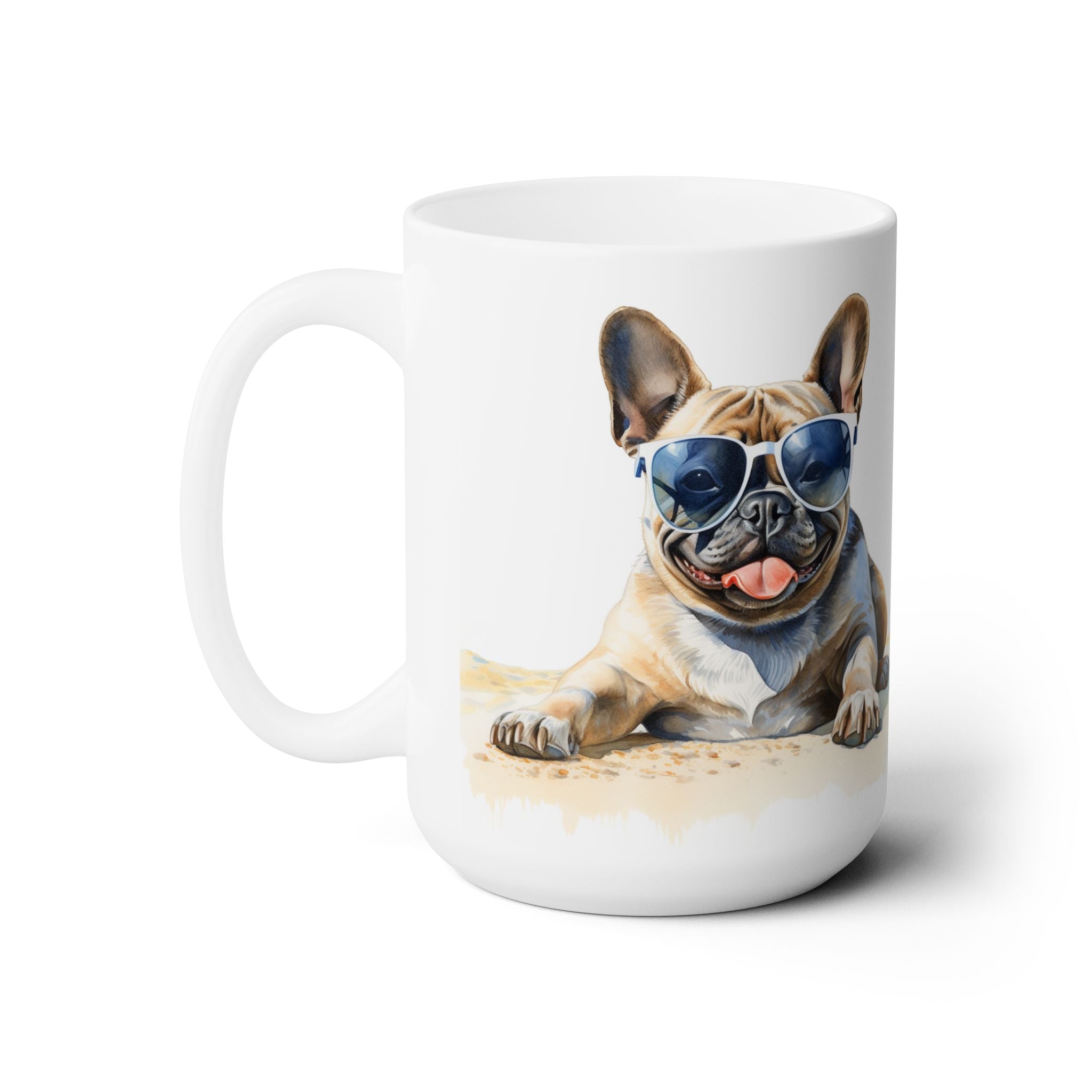 Frenchie Cool Vibes Mug – French Bulldog Coffee Cup for Dog Lovers