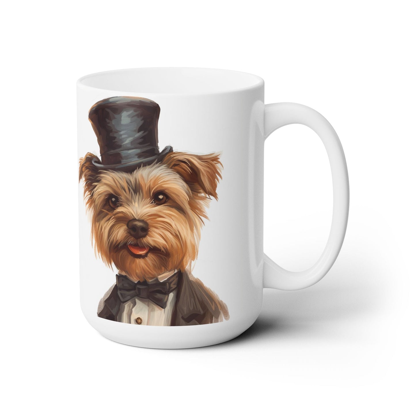 Yorkie Gentleman Mug – Yorkshire Terrier Coffee Cup, Gift for Yorkie Lovers