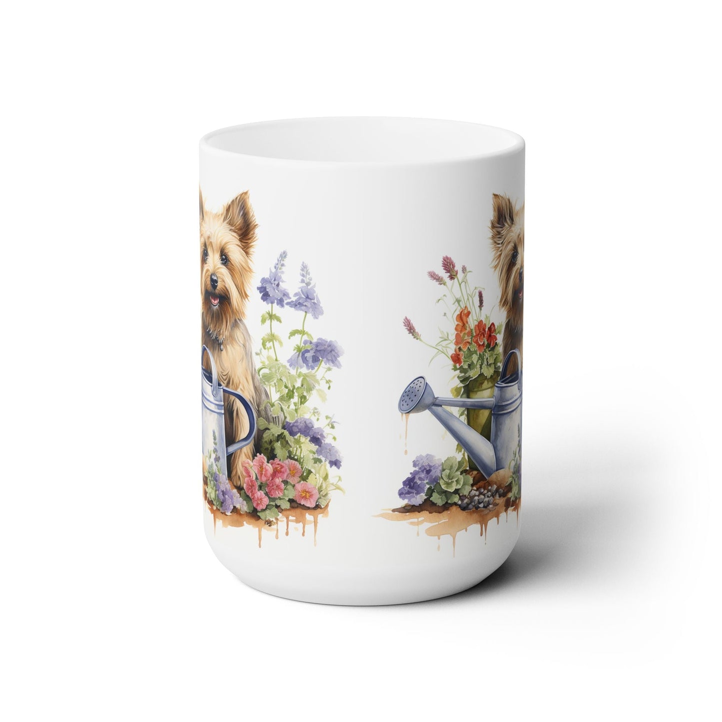 Yorkie Garden Bliss Coffee Mug - Perfect Gift for Dog Lovers