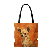 Charming Chihuahua Tote Bag - Artistic Design, Eco-Friendly Canvas