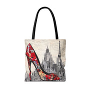 City Chic Stiletto Tote Bag, Stylish Canvas Handbag for Work & Market