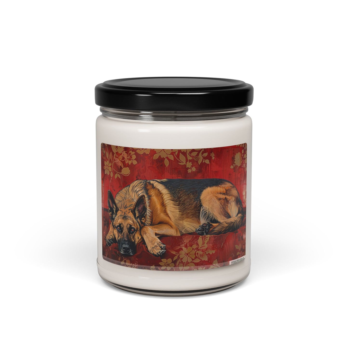 German Shepherd Candle – Cozy Decor & Dog Lover Gift