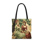 Victorian Elegance Tote Bag, Artistic Vintage Shopping Accessory