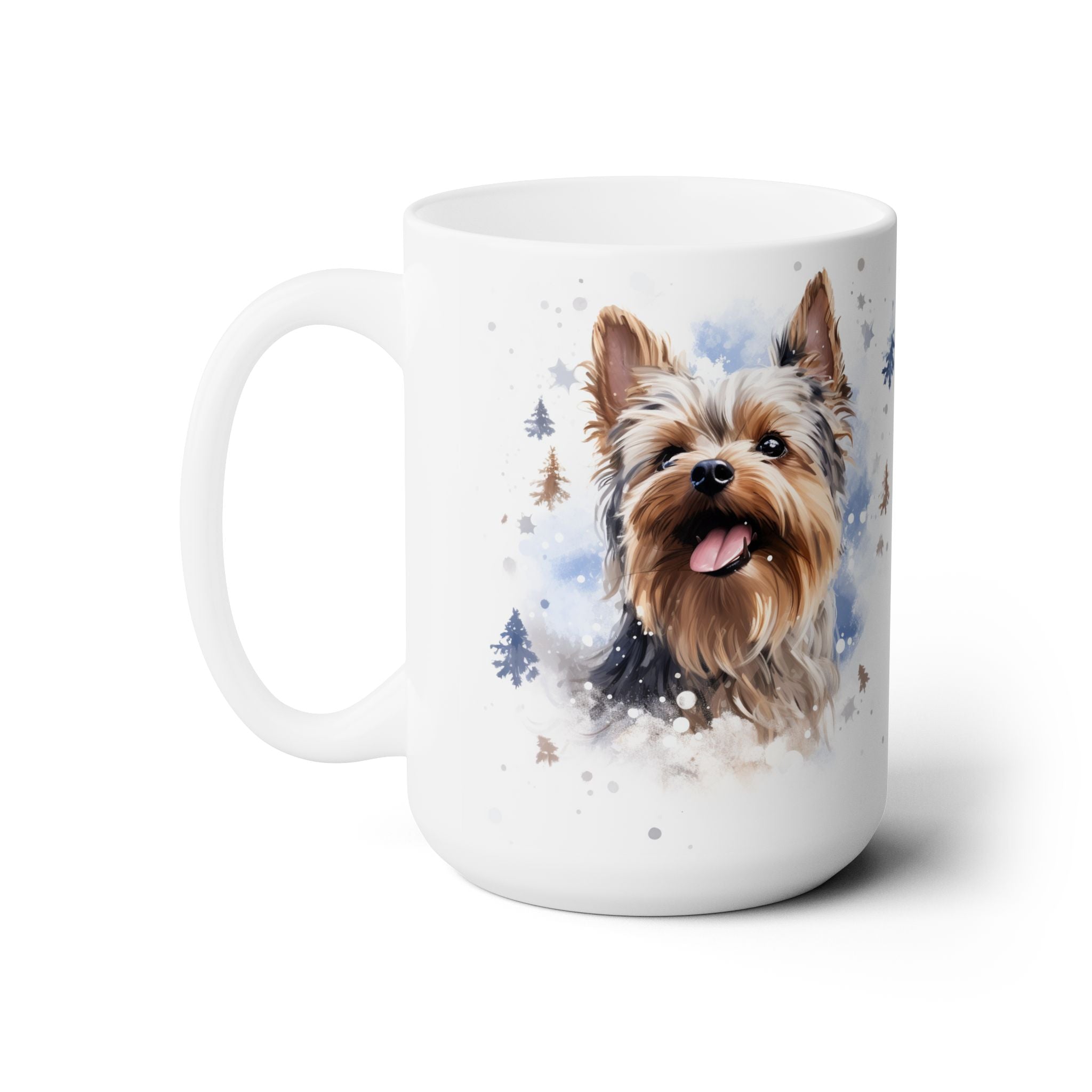 Yorkie Charm Winter Mug - Adorable Yorkshire Terrier Design