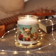 Charming Chihuahua Candle – Vintage Floral Pet Lover Gift