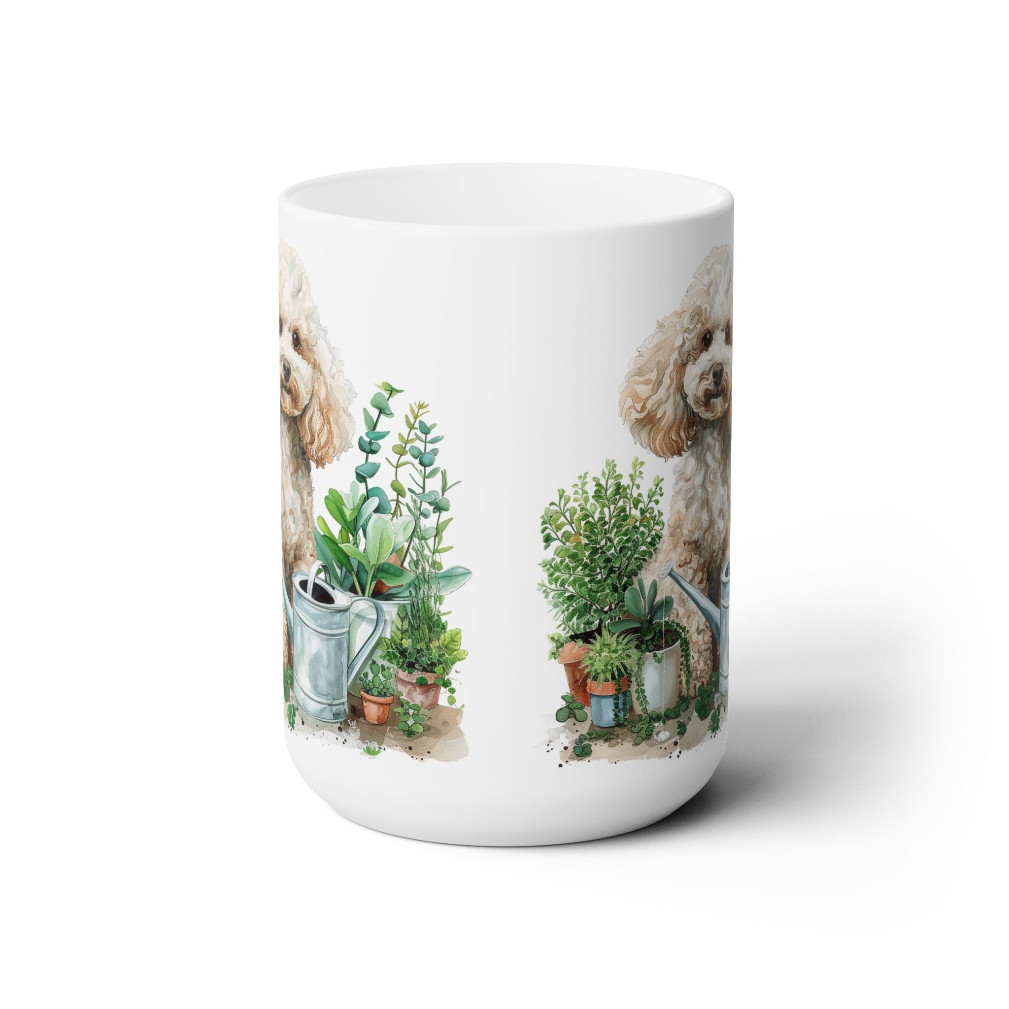 Poodle Paradise Garden Mug - Perfect for Dog Lovers!