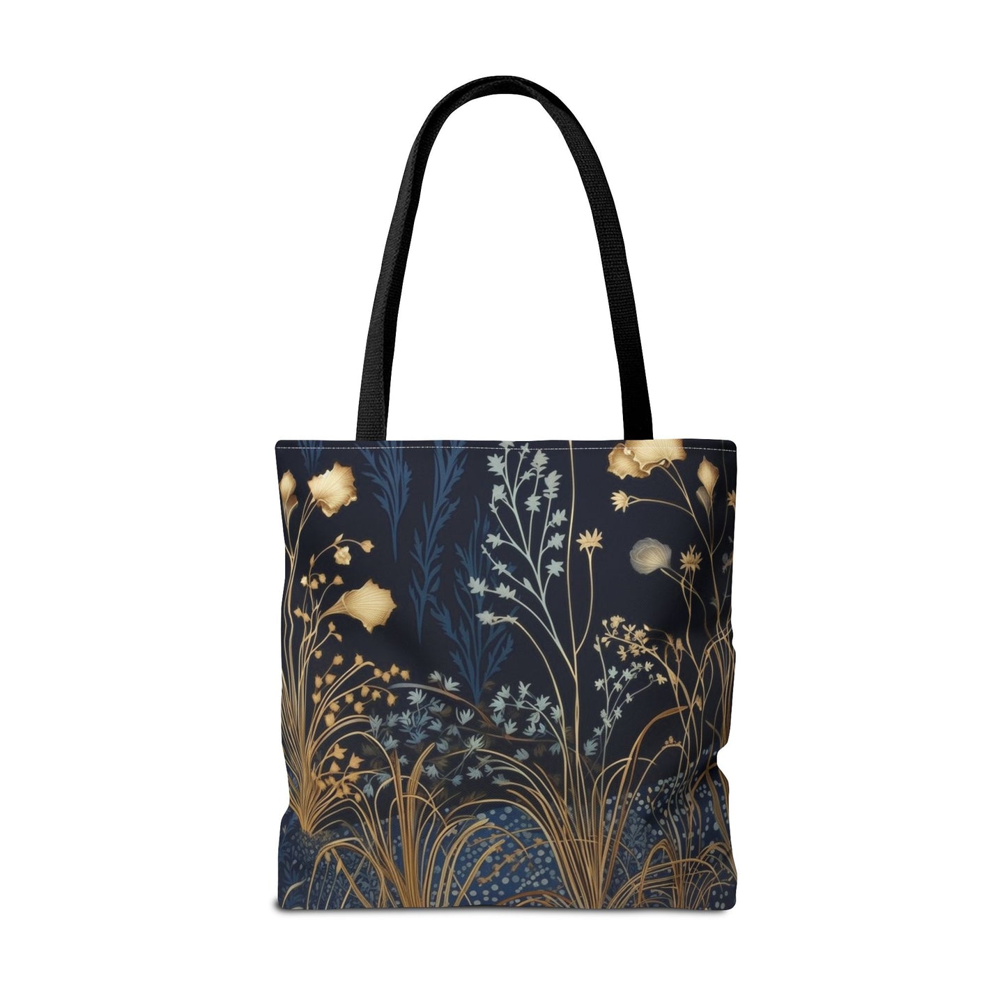 Midnight Bloom Floral Eco-Friendly Tote Bag – Stylish and Functional