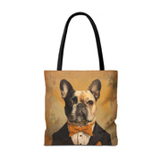 Charming French Bulldog Tote Bag - Artistic and Eco-Friendly