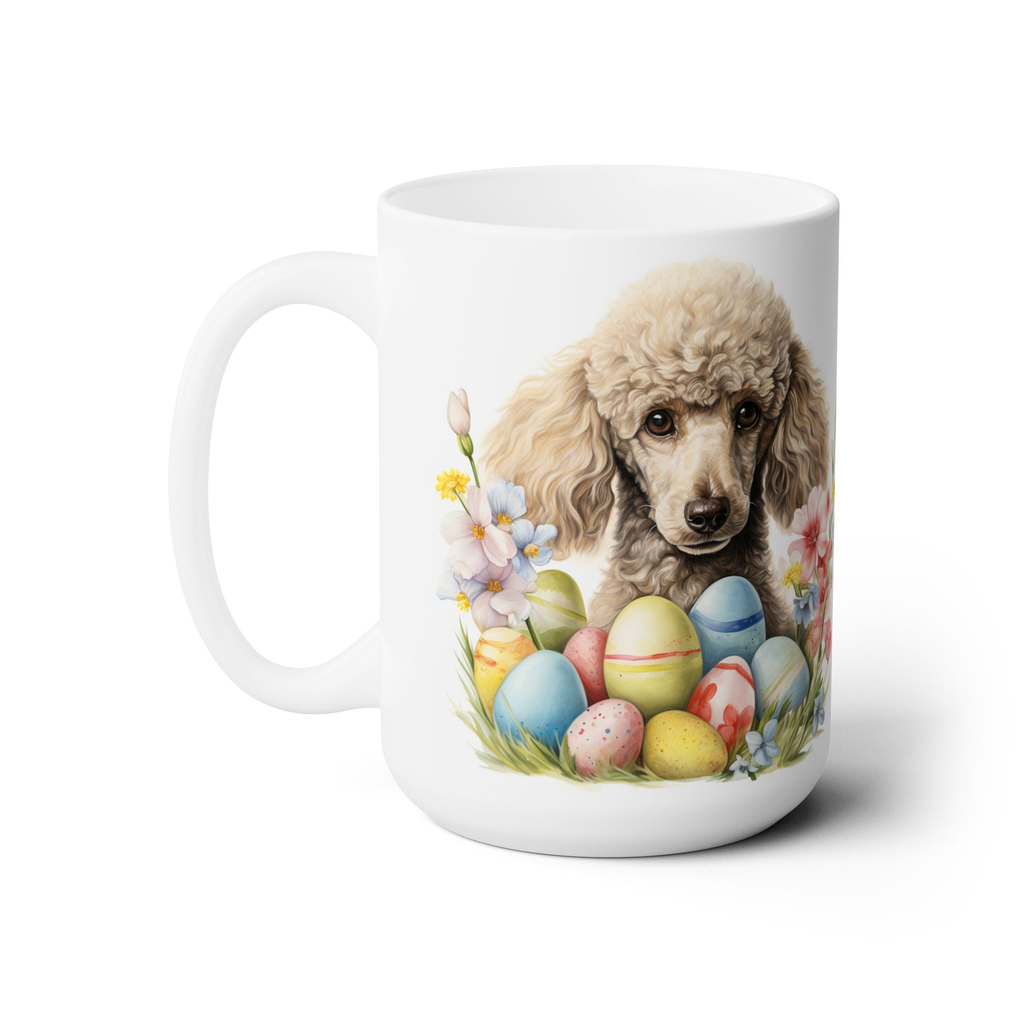 Poodle Easter Delight Mug – Perfect for Dog Lovers and Spring Festivities