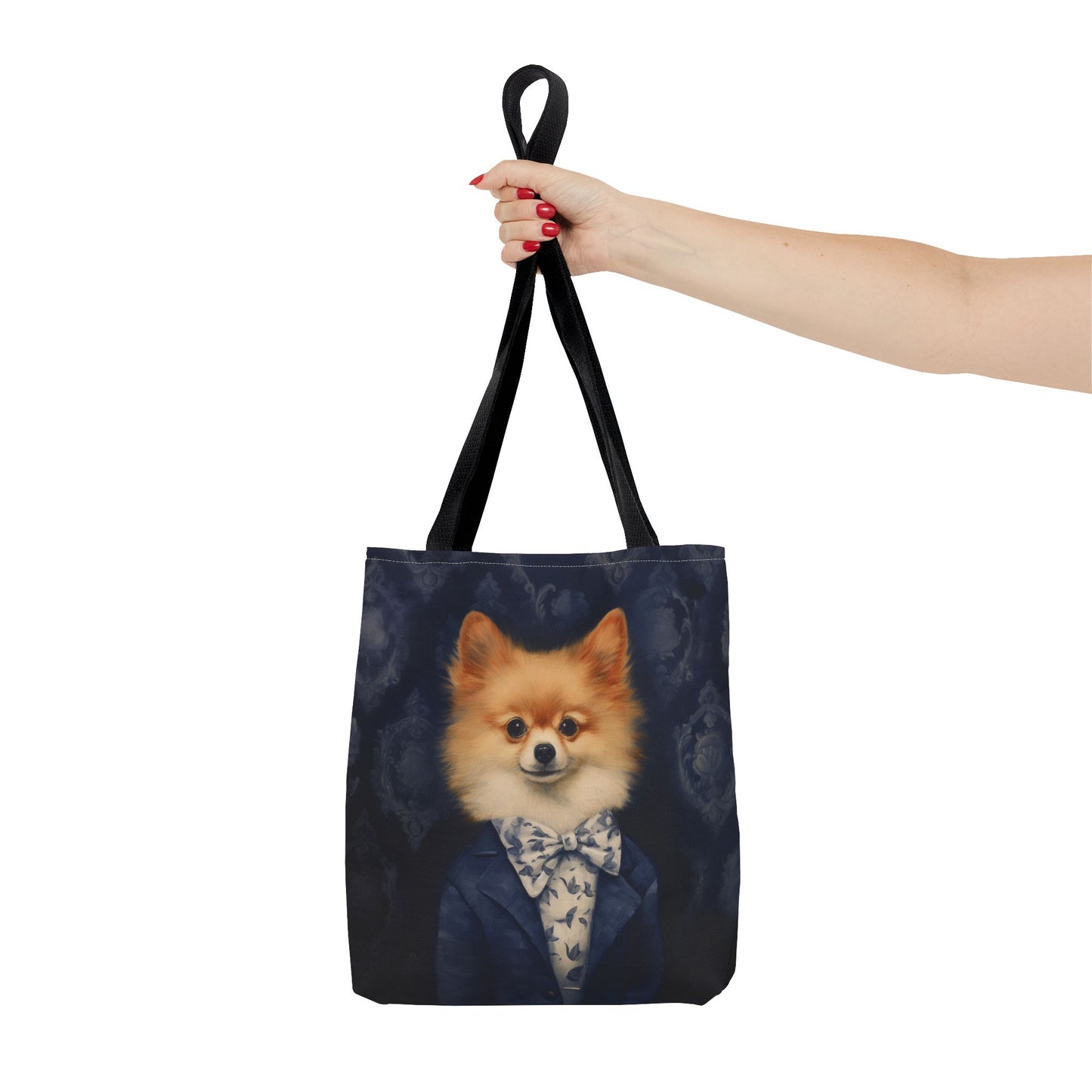 Pompous Pomeranian Tote Bag – Stylish Design for Dog Lovers