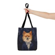 Pompous Pomeranian Tote Bag – Stylish Design for Dog Lovers