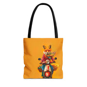 Eco-Chic Fox Tote Bag - Stylish Reusable Canvas Bag for All Occasions