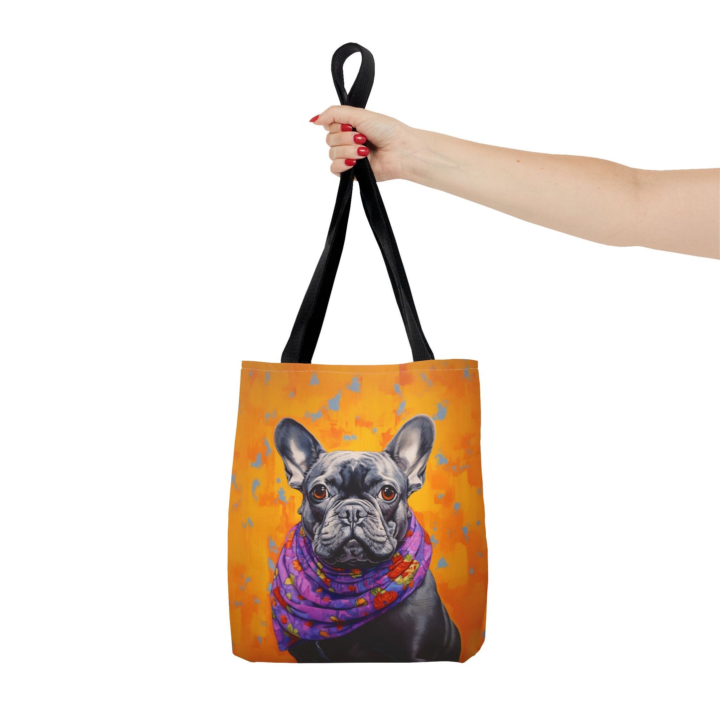 Frenchie Flair Tote Bag – Vibrant Design for Dog Lovers