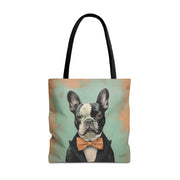 French Bulldog Canvas Tote Bag – Chic Art Design for Dog Lovers