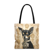 Chic Chihuahua Canvas Tote Bag – Stylish Gift for Dog Lovers