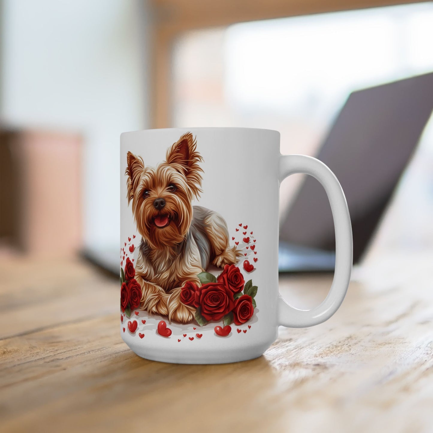 Yorkie Valentine’s Day Mug – Yorkshire Terrier Gift for Dog Lovers